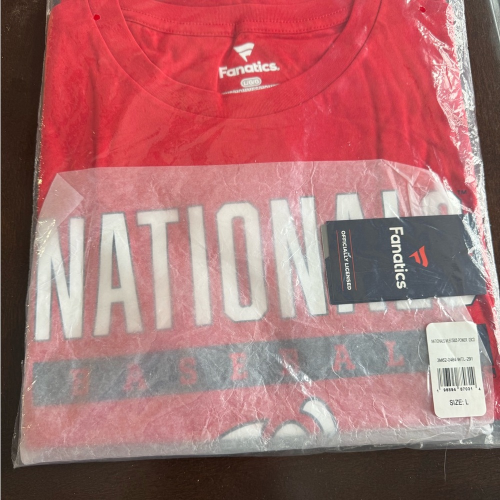 Fanatics Nationals Red T-Shirt